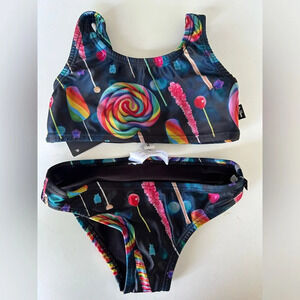NWT Zara Terez kids candy tankini swim sz 2T